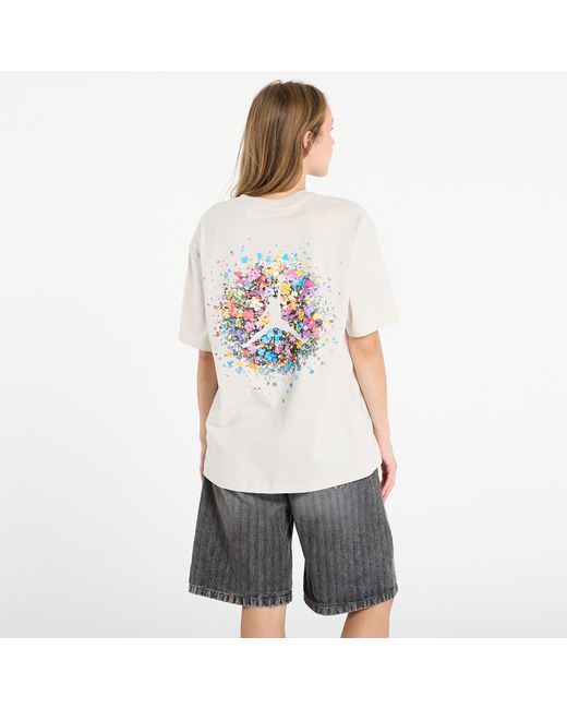 Maglietta Flight Oversized Graphic T-Shirt di Nike in Gray