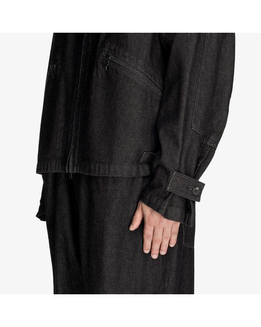Y-3 Black Jacket Denim Blouson for men