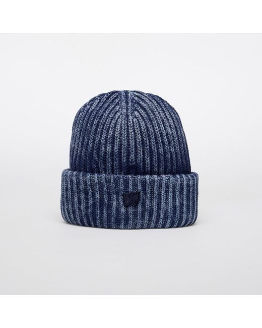 Daily Paper Blue Mütze Knitted Washed Beanie