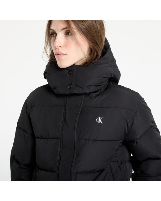 Calvin Klein Black Jacket Jeans Matte Monologo Short Jacket