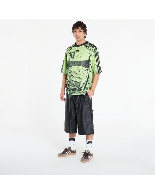 Adidas Originals Green T-Shirt Adidas Adilenium Season 4 Teamgeist Printed Jersey for men