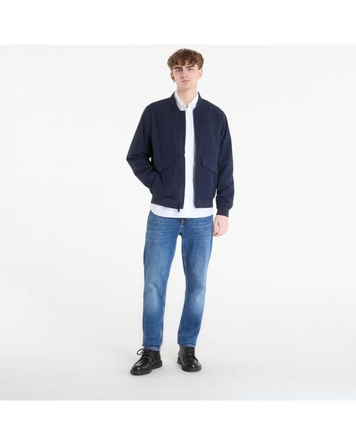 Calvin Klein Jas Ls Soft Tech Bomber Jacket in het Blue voor heren
