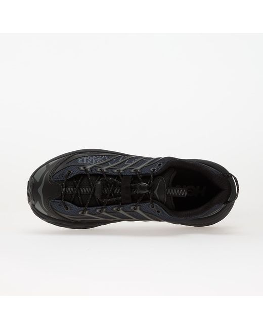 Hoka One One Black Sneakers U Mafate Three2 Wordmark/ Outer Orbit