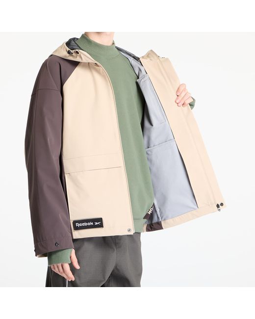 Reebok Jas Utility Shell Jacket Tan/ Unearthed in het Natural