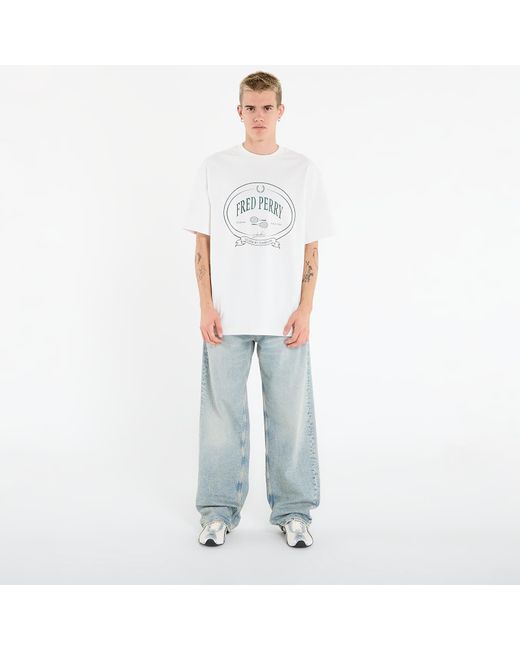 Fred Perry T-Shirt Chosen By Champions T-Shirt in het White voor heren