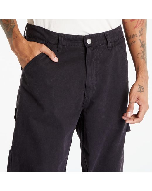 Pantaloni Cotton Painter Pant di AWAKE NY in Black da Uomo