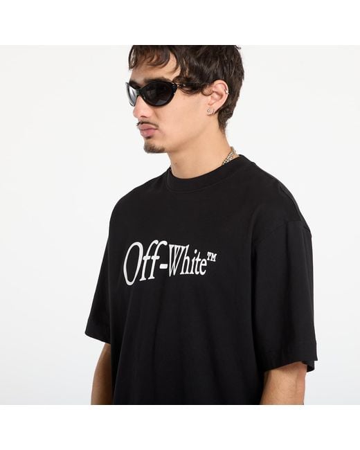 Off-White c/o Virgil Abloh Black T-Shirt Run Arrow Skate S/S Tee for men