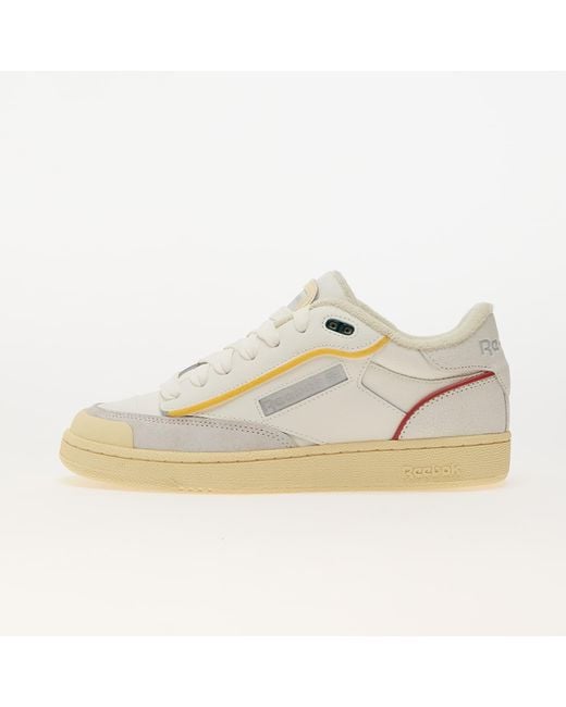 Reebok Women's White Sneakers Club C Bulc Ltd Chalk/ Chalk