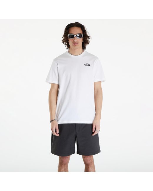 The North Face White S/s Box Nse Tee for men