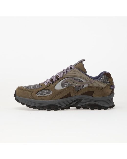 Saucony Brown Sneakers Grid Aura X Dark/ Mud