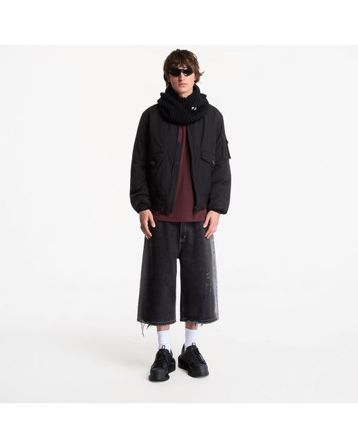 Y-3 Black Bomber Nylon Bomber Jacket