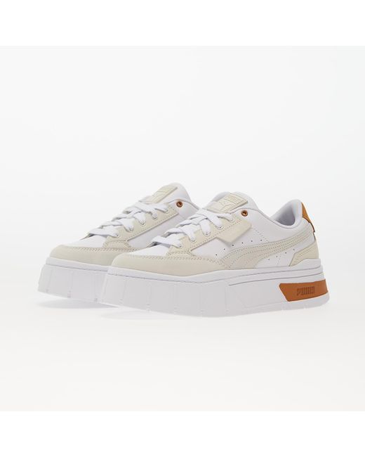 PUMA White Mayze Stack Luxe Wns -frosted Ivory