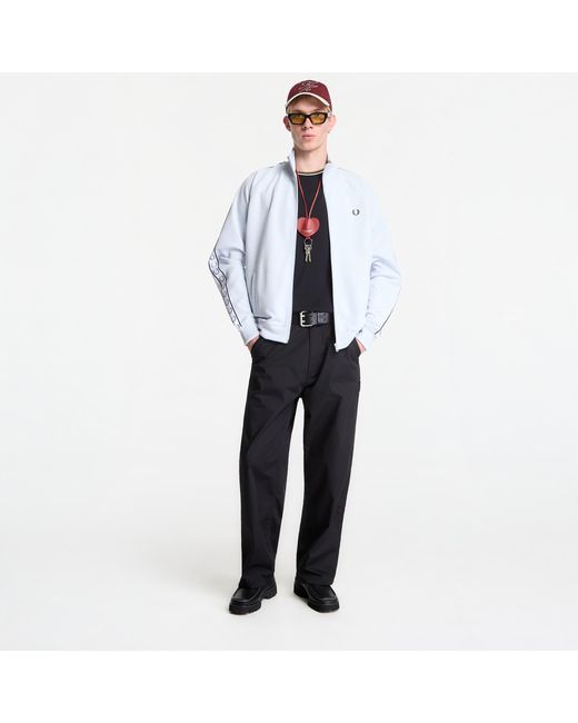 Fred Perry Jas Taped Track Jacket in het Blue voor heren