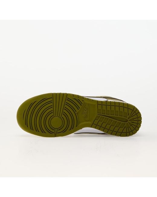 Dunk low retro white/ pacific moss di Nike in Green da Uomo
