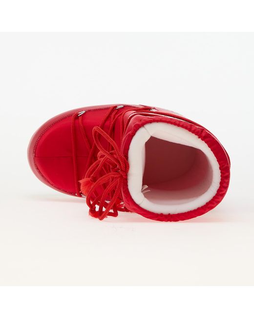 Moon Boot Red Sneakers Icon Nylon