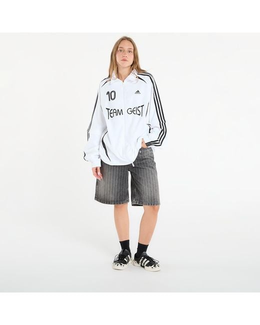 Adidas Originals White Jacke Adidas Adilenium Season 4 Teamgeist Oversized Track Top