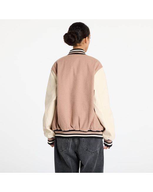 KTZ Pink Bomber Brooklyn Nets Nba Lifestyle Varsity Jacket