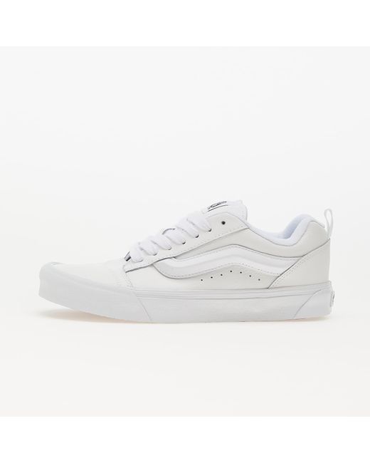 Vans Knu Skool Leather in White | Lyst