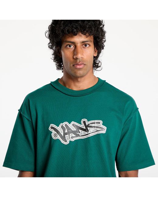 Vans Green T-Shirt Lx Slap Short Sleeve Tee for men