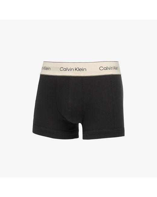 Calvin Klein Drie Boxershorts Met Logodetail in het Black voor heren