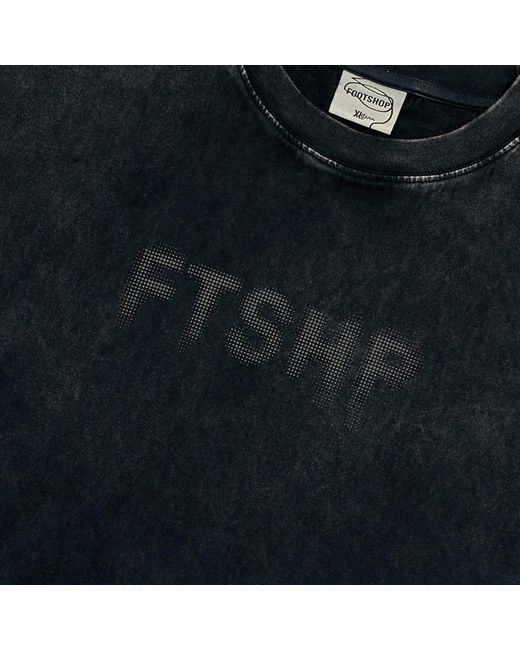 Footshop Black Ftshp Halftone T-Shirt