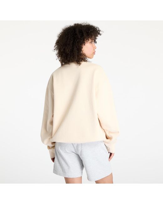 Sporty & Rich Sweatshirt H&W Crest Crewneck in het White