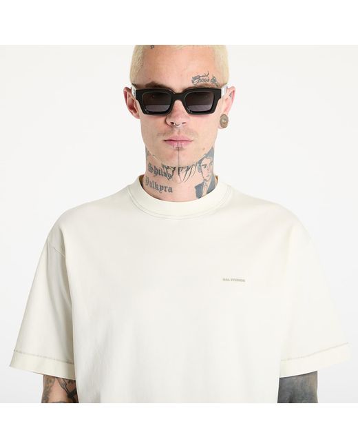 HAL STUDIOS® White T-Shirt Micro Logo T-Shirt