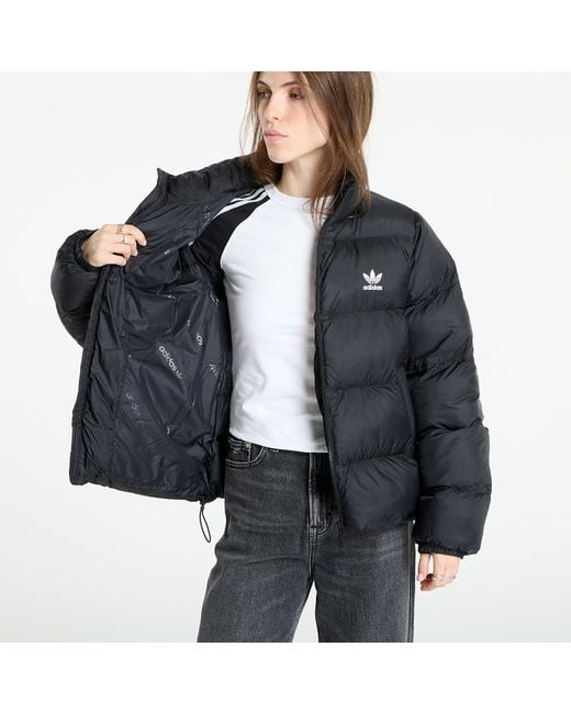 Adidas Originals Black Jacke Adidas Adicolor Short Puffer Jacket
