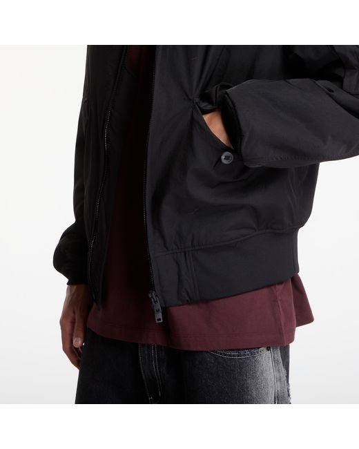 Y-3 Black Bomber Nylon Bomber Jacket