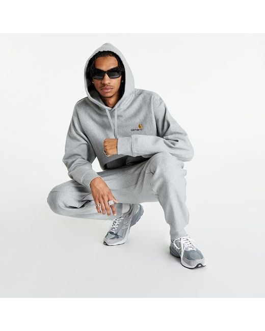 Carhartt Sweatshirt Hooded American Script Sweat in het Gray voor heren