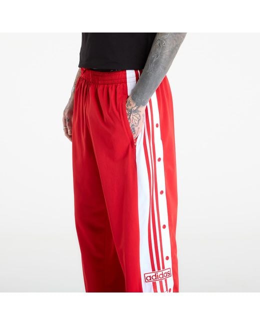 Adidas Originals Sweatbroeken Adidas Adibreak Classic Tracksuit Bottoms in het Red voor heren