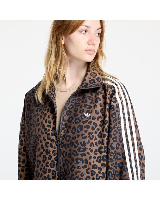 Adidas Originals Brown Windjacke Adidas Fb Oversized Track Top