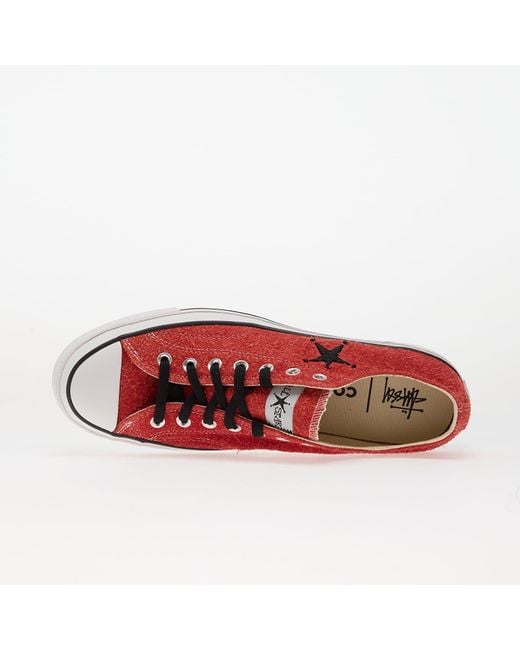 Converse Red Sneakers X Stüssy Chuck 70 Ox Eur