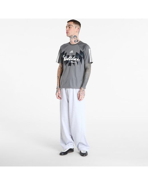 Adidas Originals T-Shirt Adidas House Of Tiro X Common Goal Jersey T-Shirt Four/ Off in het Gray voor heren