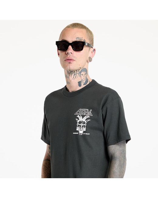 Maglietta Obey Harbinger Of Peace T-Hirt di Obey in Black da Uomo