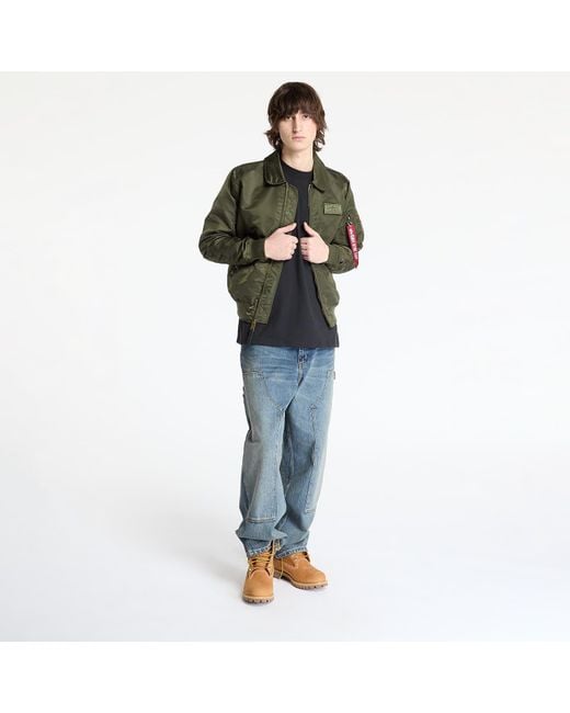 Alpha Industries Green Jacket Flying Tigers Cwu for men