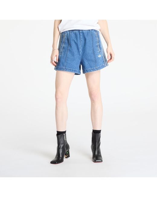 Adidas Originals Korte Broek Adidas Firebird Adicolor Denim Short/ Denim in het Blue