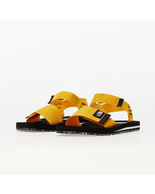 The North Face Yellow M Skeena Sandal Summit Gold/ Tnf Black for men