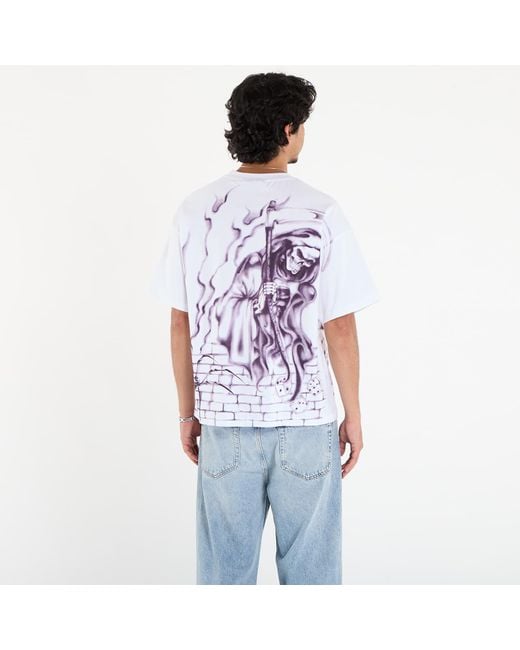 Maglietta M Atm Boxy T-Shirt di Wasted Paris in White da Uomo