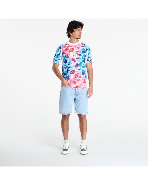 adidas Originals T-Shirt Adidas X Bape Fb Jersey in Blue for Men