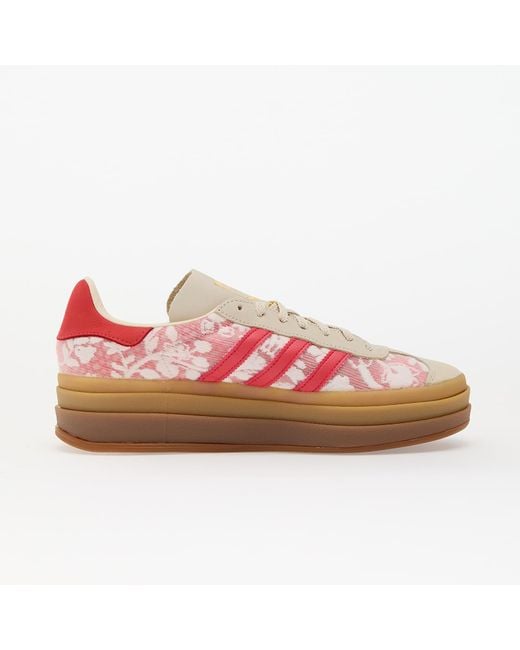 Adidas Originals Sneakers Adidas Gazelle Bold W Ftw/ Crew/ Better Scarlet Eur in het Pink