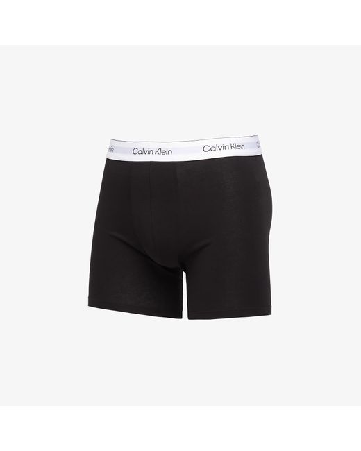 Boxer Cavin Kein Boxer Brief 3-Pack Back di Calvin Klein in Black da Uomo