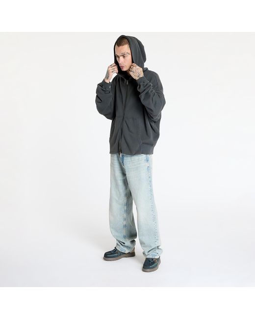 KTZ Gray Sweatshirt Chicago Bulls Washed Full Zip