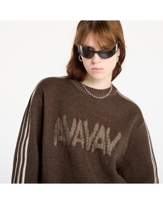 Adidas Originals Brown Sweater Adidas X Avavav Sweater Umber/ Blabro