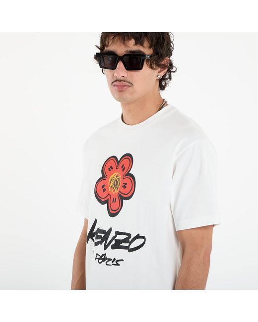 KENZO White T-Shirt X Futura 2000 T-Shirt for men