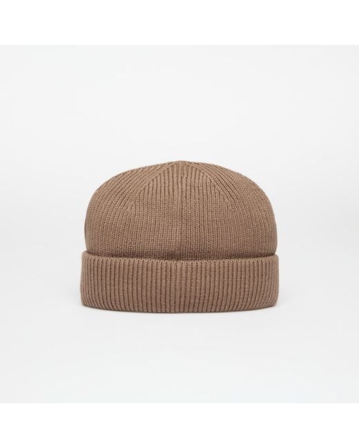 Calvin Klein Muts Patch Chunky Rib Doc Hat in het Brown