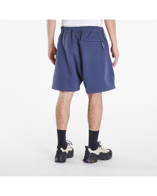 Solo swoosh fleece shorts thunder blue/ white di Nike da Uomo
