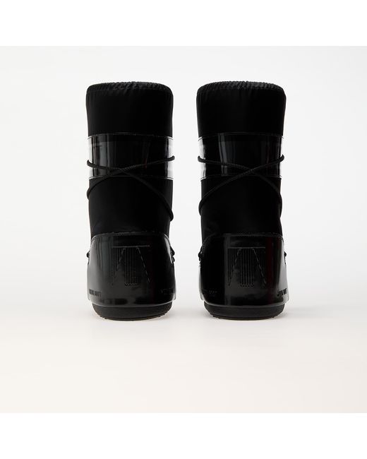 Moon Boot Black Shoes Icon Glance