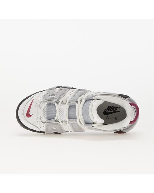 Nike Metallic Sneakers w air more uptempo summit white/ rosewood-wolf grey eur 36
