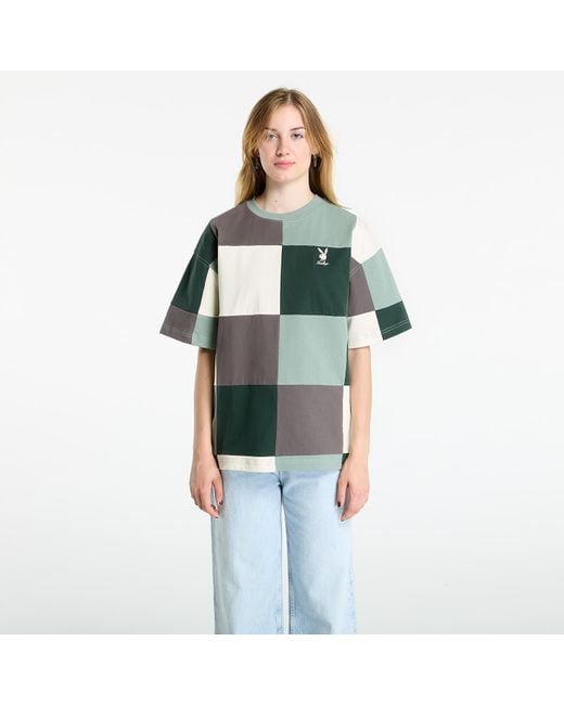 FTSHP T-Shirt Playboy X Patchwork Tee in het Green